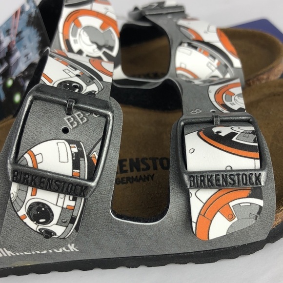 NEW Limited Edition Birkenstock Arizona Star Wars BB8 Kids Sandals - Picture 12 of 14